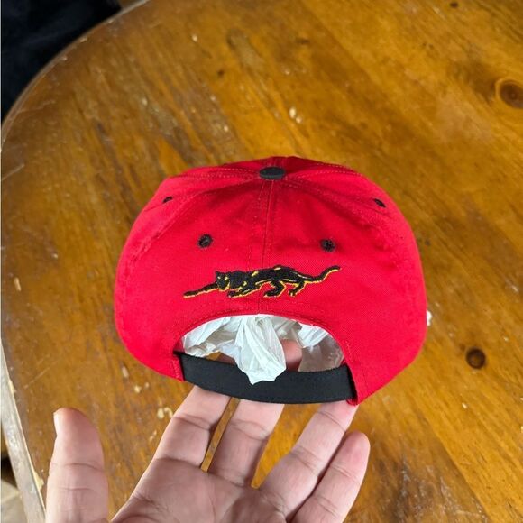 Josta Coca Cola Red Baseball Hat Strapback USA Rare Vintage Trucker - Picture 3 of 5